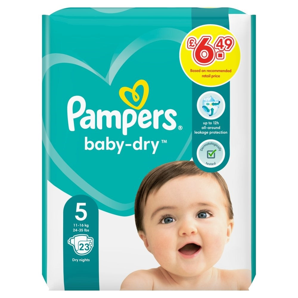 Pampers Nappies Size 5 23 Pack