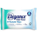 Elegance Flushable Toilet Tissue Wipes 40 Pack