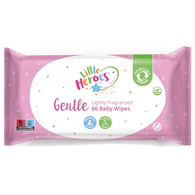 Little Heroes Baby Wipes Gentle 66 Sheets