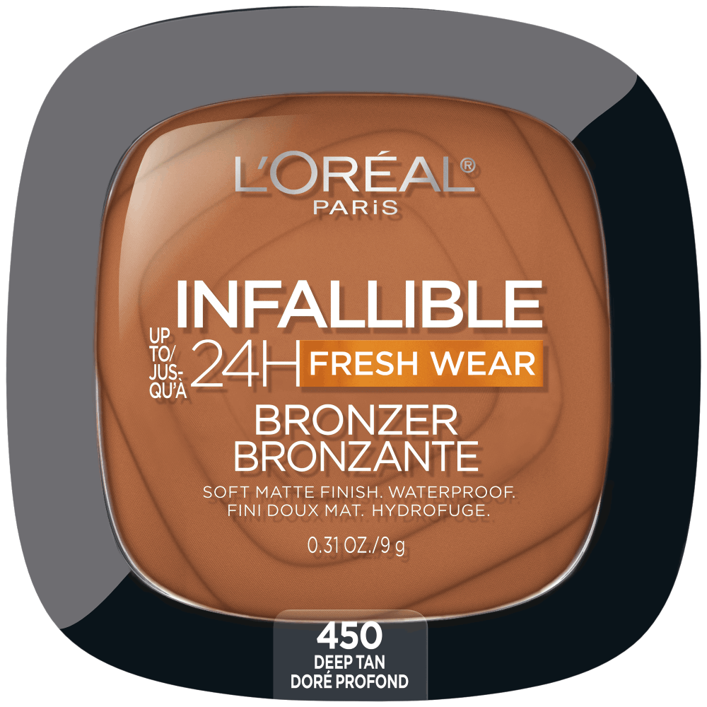 L'Oreal Paris Infaillible 24H Fresh Wear Matte Bronzer - 450 DEEP TAN