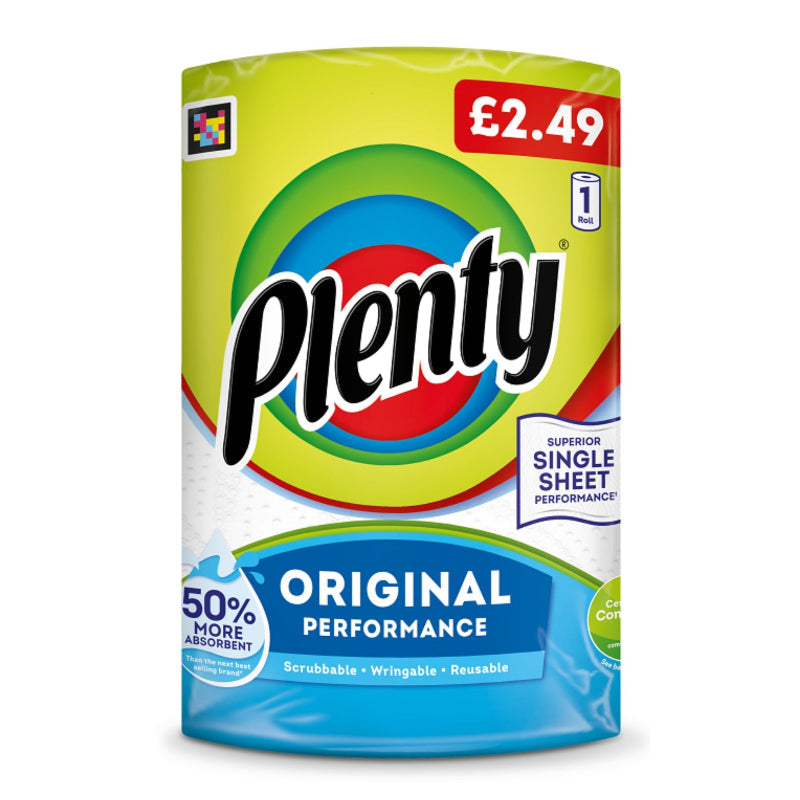 Plenty Original Kitchen Towel 100 Sheets PMP £2.49