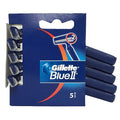 Gillette Blue II Disposable Shaving Razors 5 Pack