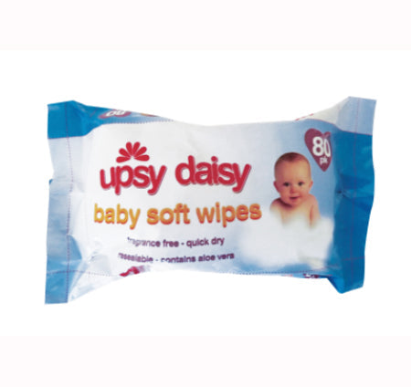 Upsy Daisy Baby Wipes 80 Pack