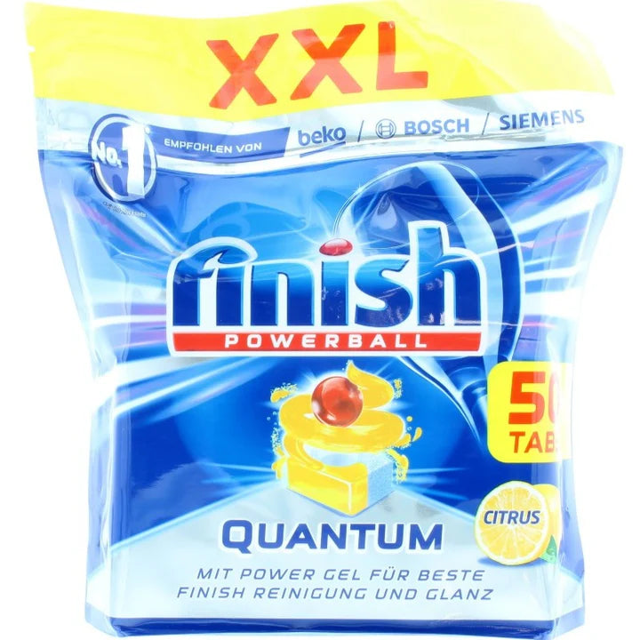 Finish Quantum Dishwasher Citrus 50 Tablets