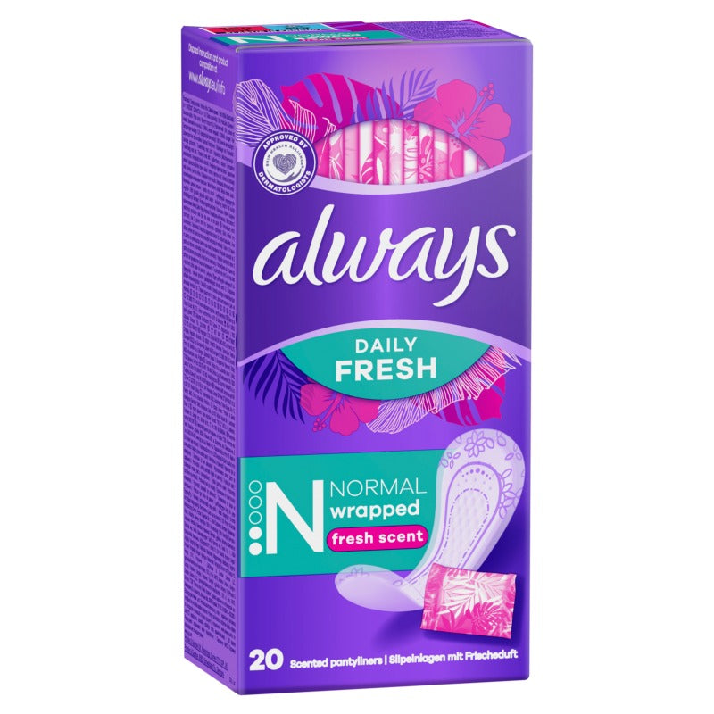 Always Dailies Liners Fresh 20ct