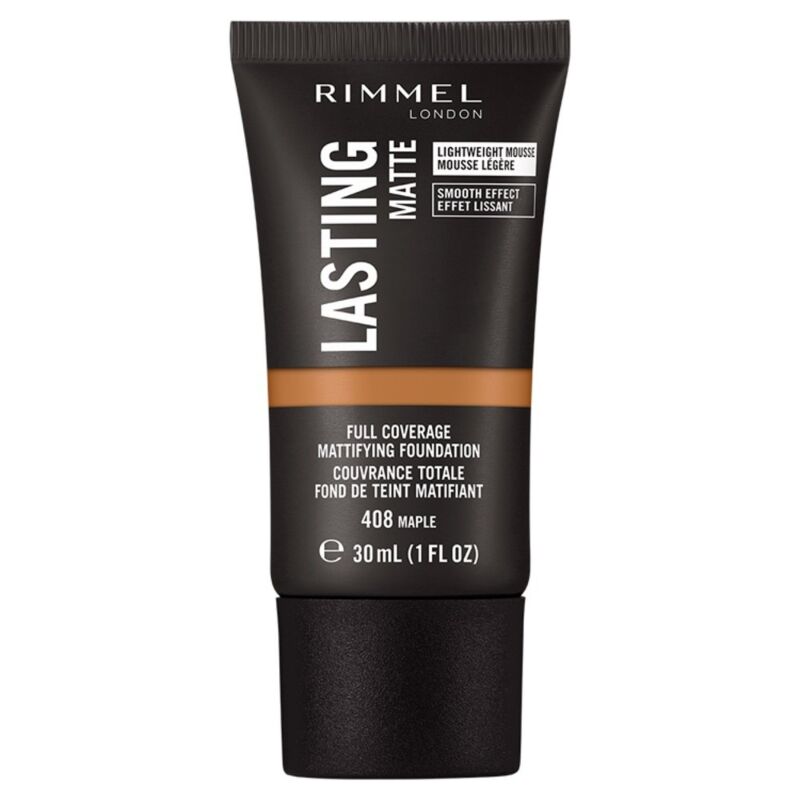 Rimmel London Lasting Matte Foundation - 408 MAPLE