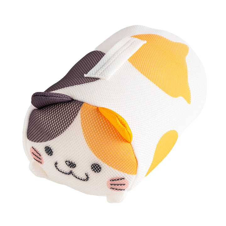 Sowa plush-style laundry net in Calico Cat design
