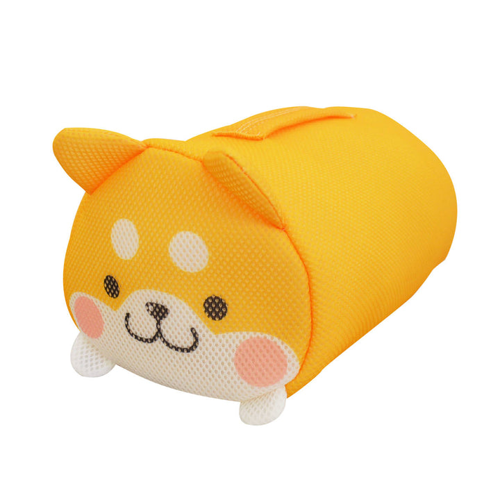Sowa plush-style laundry net in Shiba Inu design