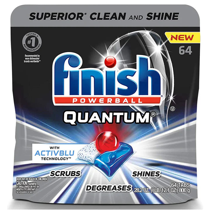 Finish Powerball Quantum Dishwasher Tablets 64