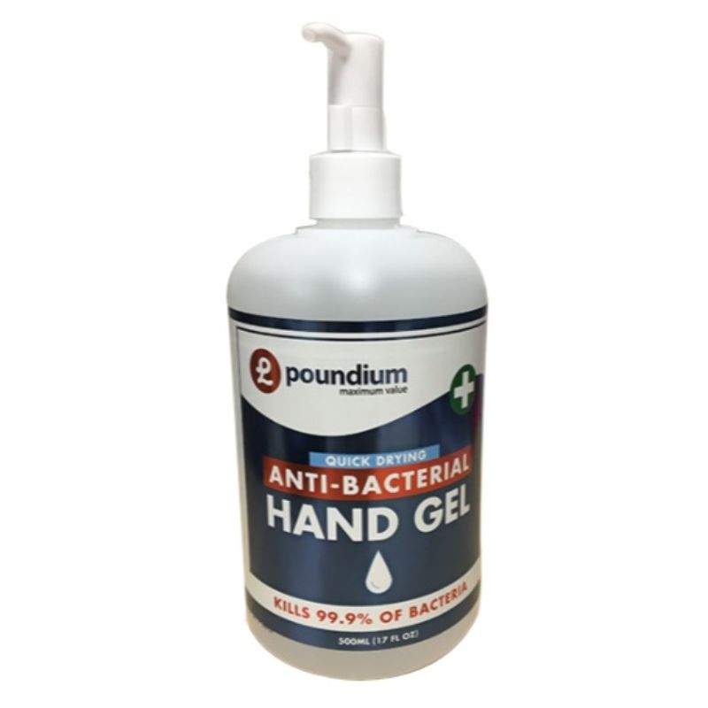 Poundium Hand Sanitizer Gel 500ml Pump