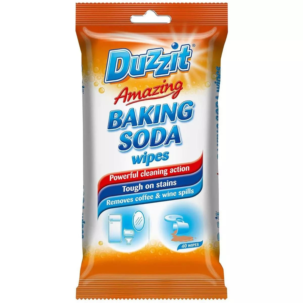 Duzzit Amazing Baking Soda Wipes 40 Pack