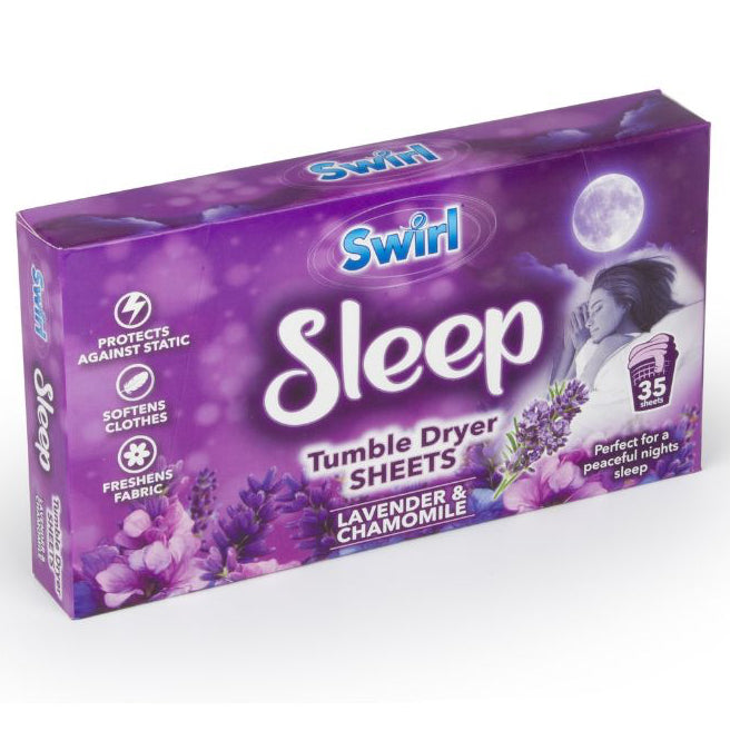 Swirl Sleep Tumble Dryer Laundry Sheets Lavender & Chamomile 35 Pack
