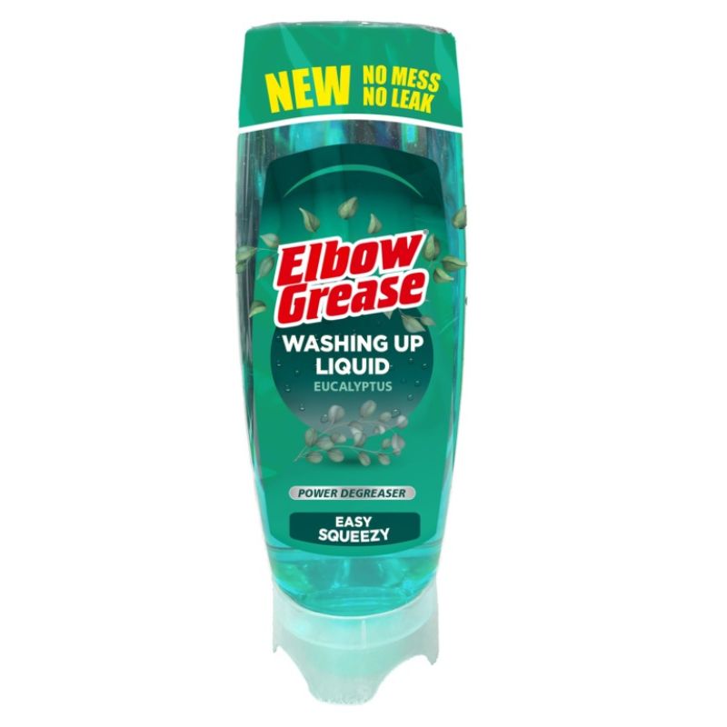 Elbow Grease Squeezy Washing Up Liquid Eucalyptus 450ml