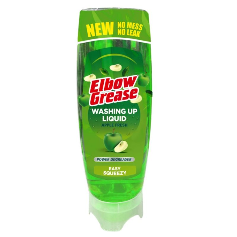 Elbow Grease Squeezy Washing Up Liquid Apple 450ml