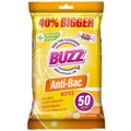 Buzz Anti-Bacterial Wipes Lemon & Mandarin 50pk