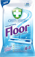 Green Shield Anti-Bacterial Floor Surface Wipes 30 Pack