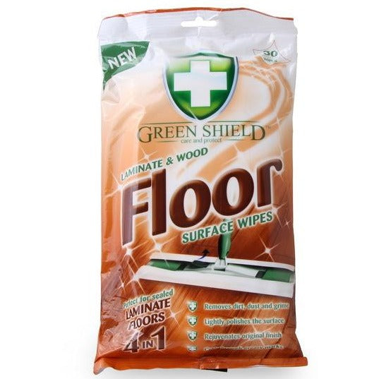 Green Shield Laminate & Wood Floor Surface Wipes 30pk