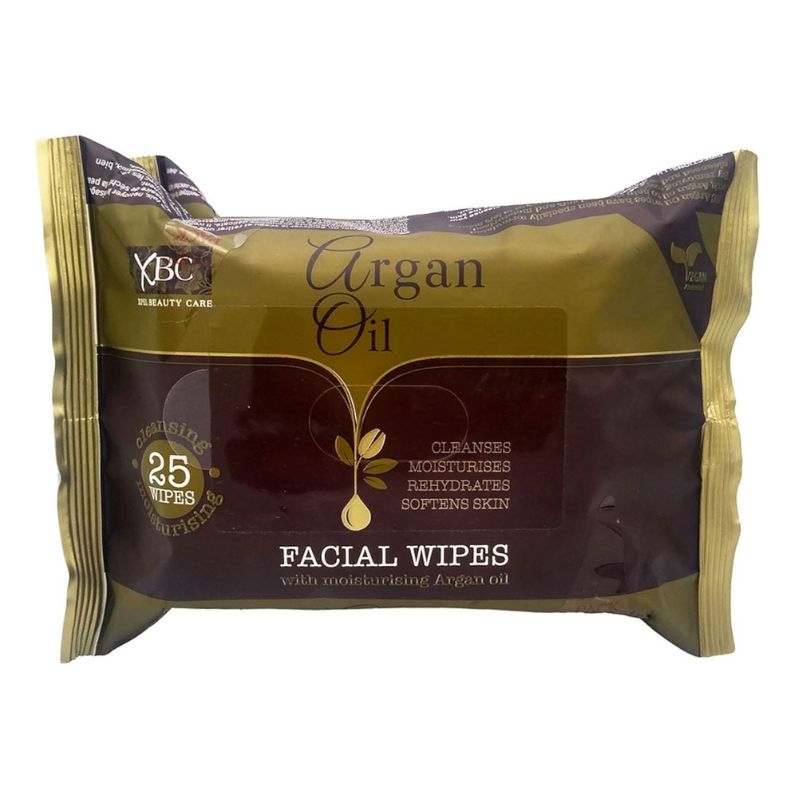 XBC Argan Oil Facial Wipes Twin Pack