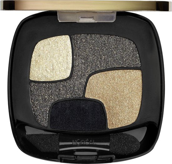 L'Oreal Color Riche Quad Luminous Eyeshadows - P14 GOLDEN BLACK