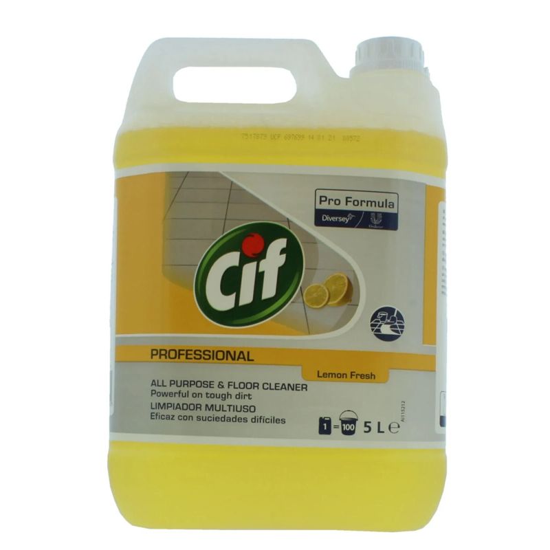 CIF Professional All Purpose & Floor Cleaner Lemon Fresh 5L