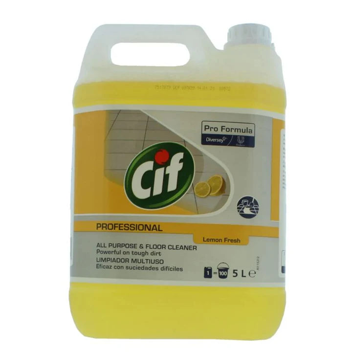Cif Professional All Purpose & Floor Cleaner Lemon Fresh 5L