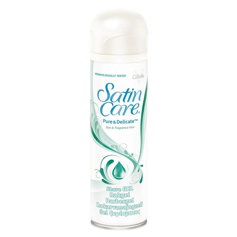 Gillette Satin Care Shave Gel Pure & Delicate 200ml
