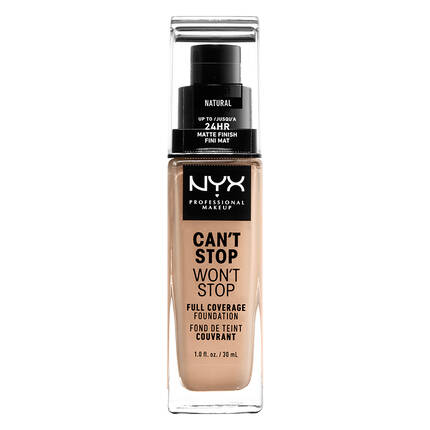 NYX Professional Can't Stop Won't Stop Foundation Full Coverage - 07 NATURAL