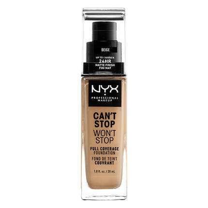 NYX Professional Can't Stop Won't Stop Foundation Full Coverage - 11 BEIGE