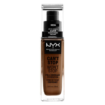 NYX Professional Can't Stop Won't Stop Foundation Full Coverage - 19 MOCHA