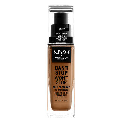 NYX Professional Can't Stop Won't Stop Foundation Full Coverage - 15.8 HONEY