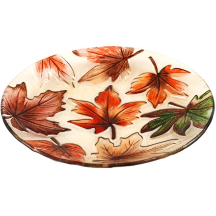 Maple Leaves Plate, 30 cm – Item 80919 autumn home decor