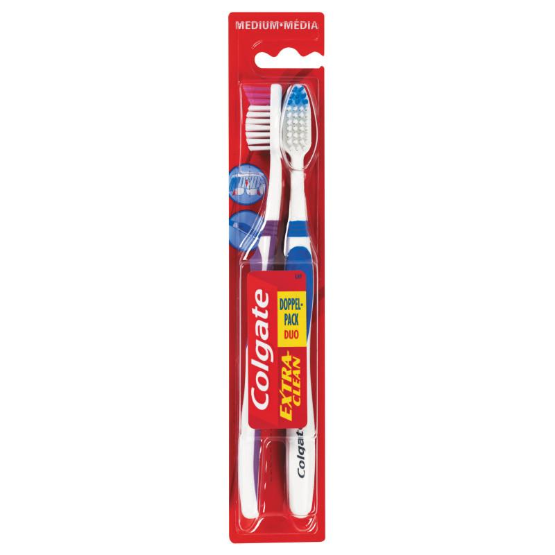 Colgate Toothbrush Extra Clean Twin Pack