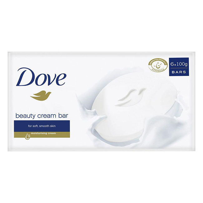 Dove Soap Original Beauty Cream Bar 6 x 100g