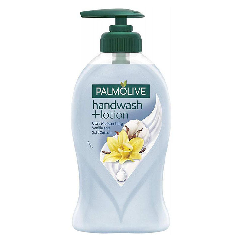 Palmolive Handwash + Lotion Vanilla & Soft Cotton Pump 250ml