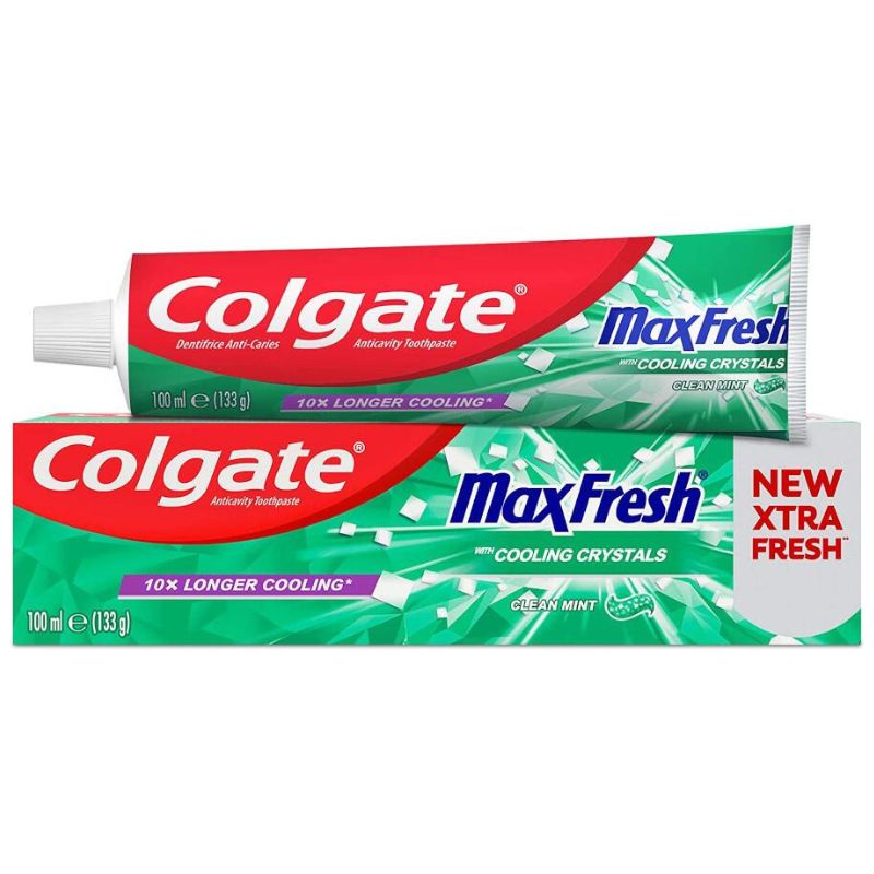Colgate Toothpaste Max Fresh Cooling Crystals Clean Mint 100ml