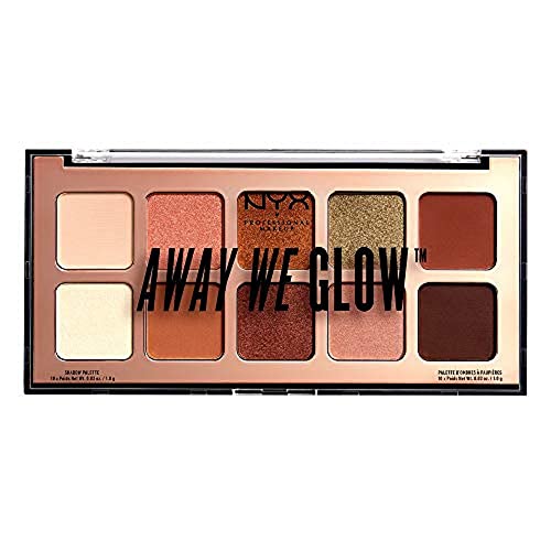 NYX Professional Makeup Away We Glow Shadow Palette - 02 HOOKED ON GLOW