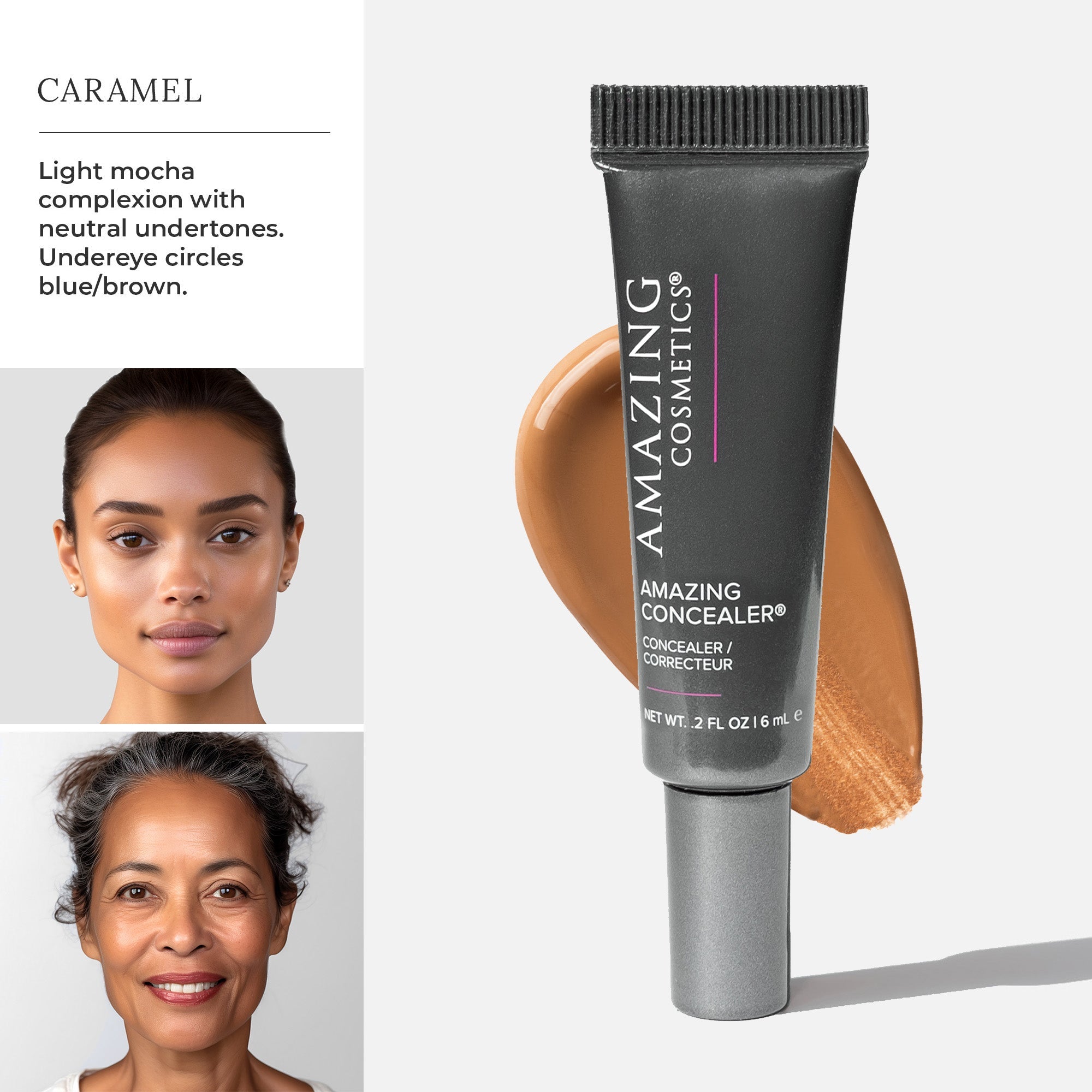Amazing Cosmetics Amazing Concealer 15ml - CARAMEL