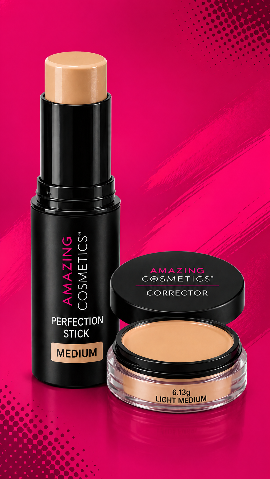 Amazing Cosmetics Perfection Stick MEDIUM + Corrector LIGHT MEDIUM
