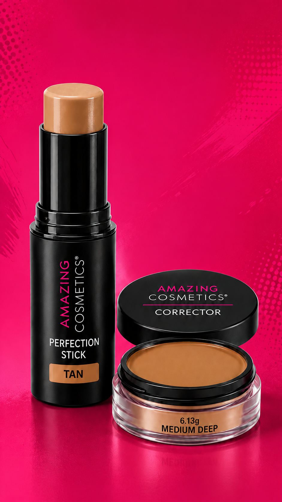 Amazing Cosmetics Perfection Stick TAN + Corrector MEDIUM DEEP