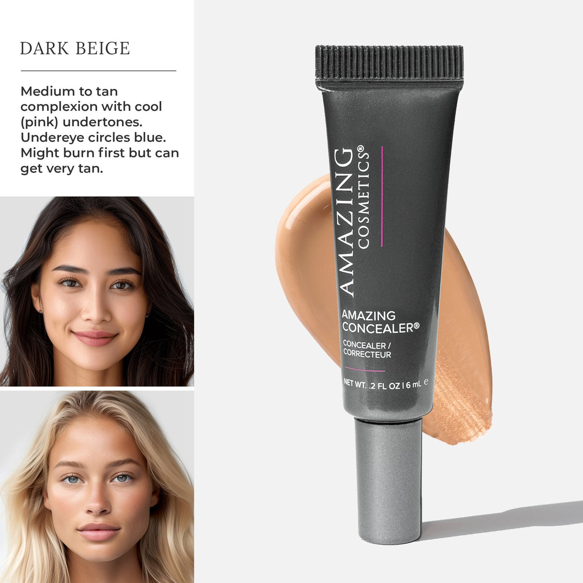 Amazing Cosmetics Amazing Concealer - DARK BEIGE