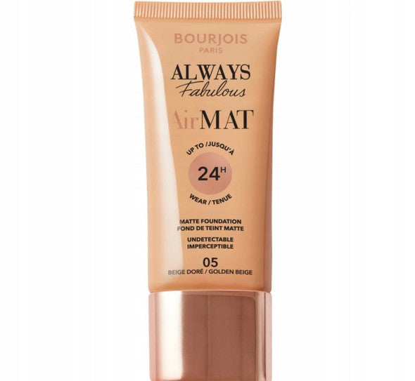 Bourjois Always Fabulous Air Mat Foundation Matte Finish 05 Golden Beige