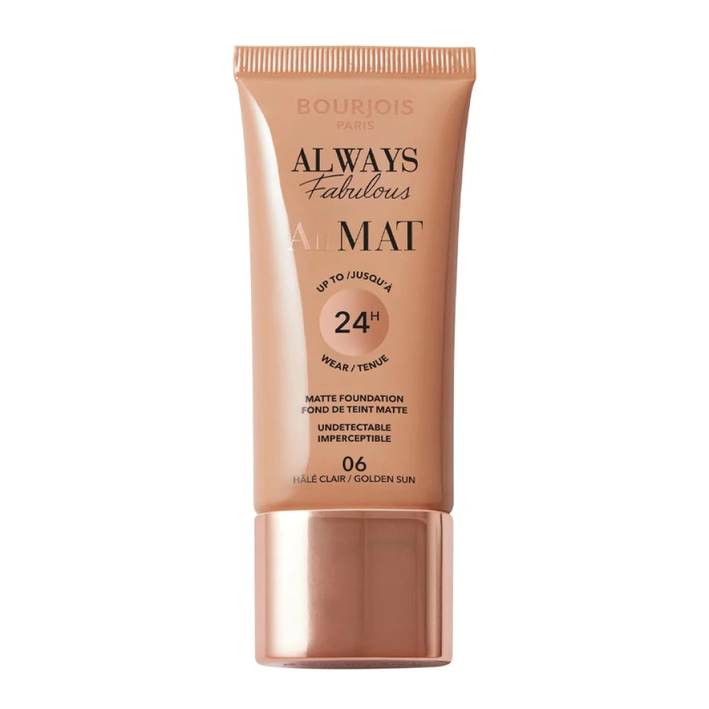 Bourjois Always Fabulous Air Mat Foundation Matte Finish 06 Golden Sun