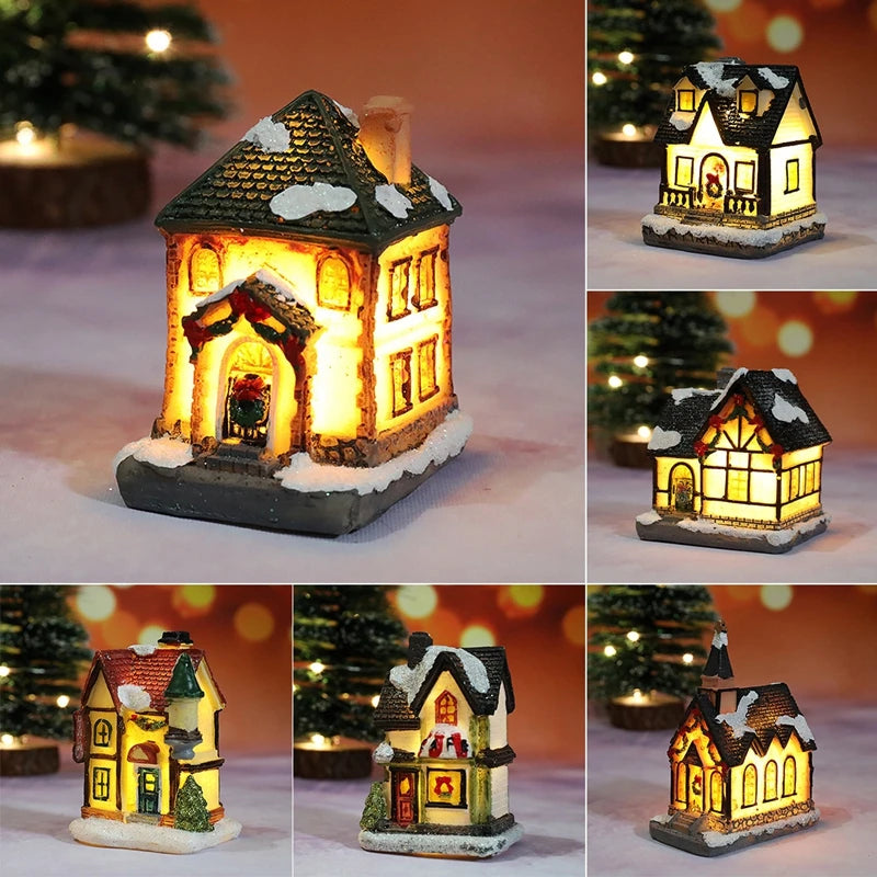 Mini LED Christmas House Light – 12 Festive Designs