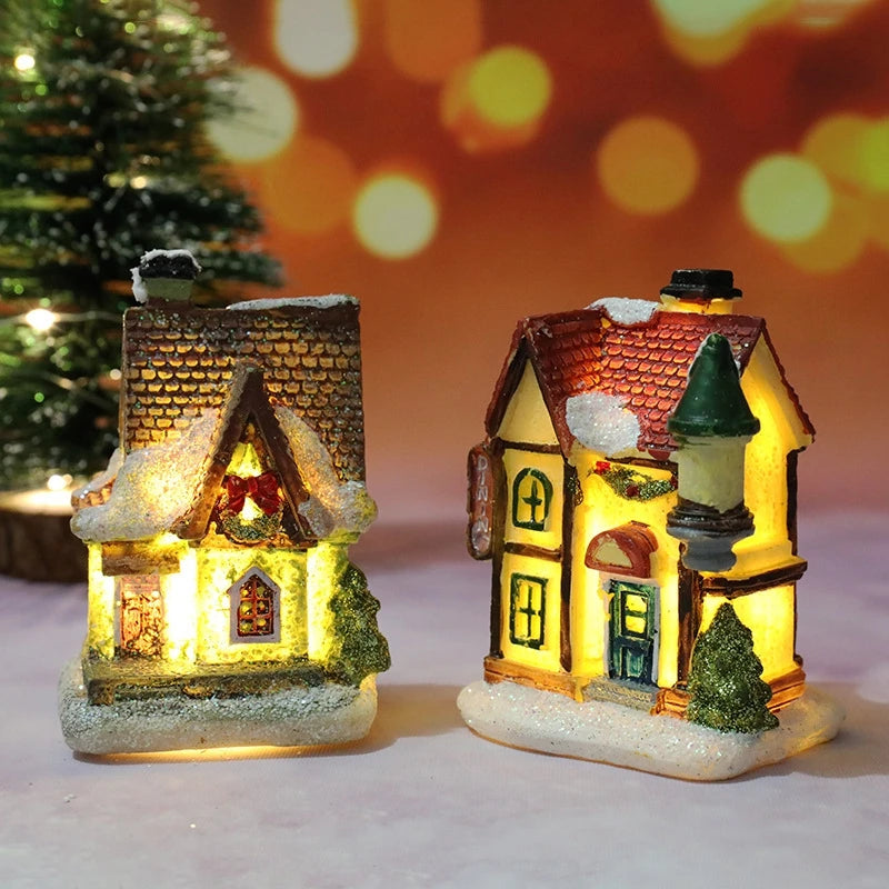 Mini LED Christmas House Light – 12 Festive Designs