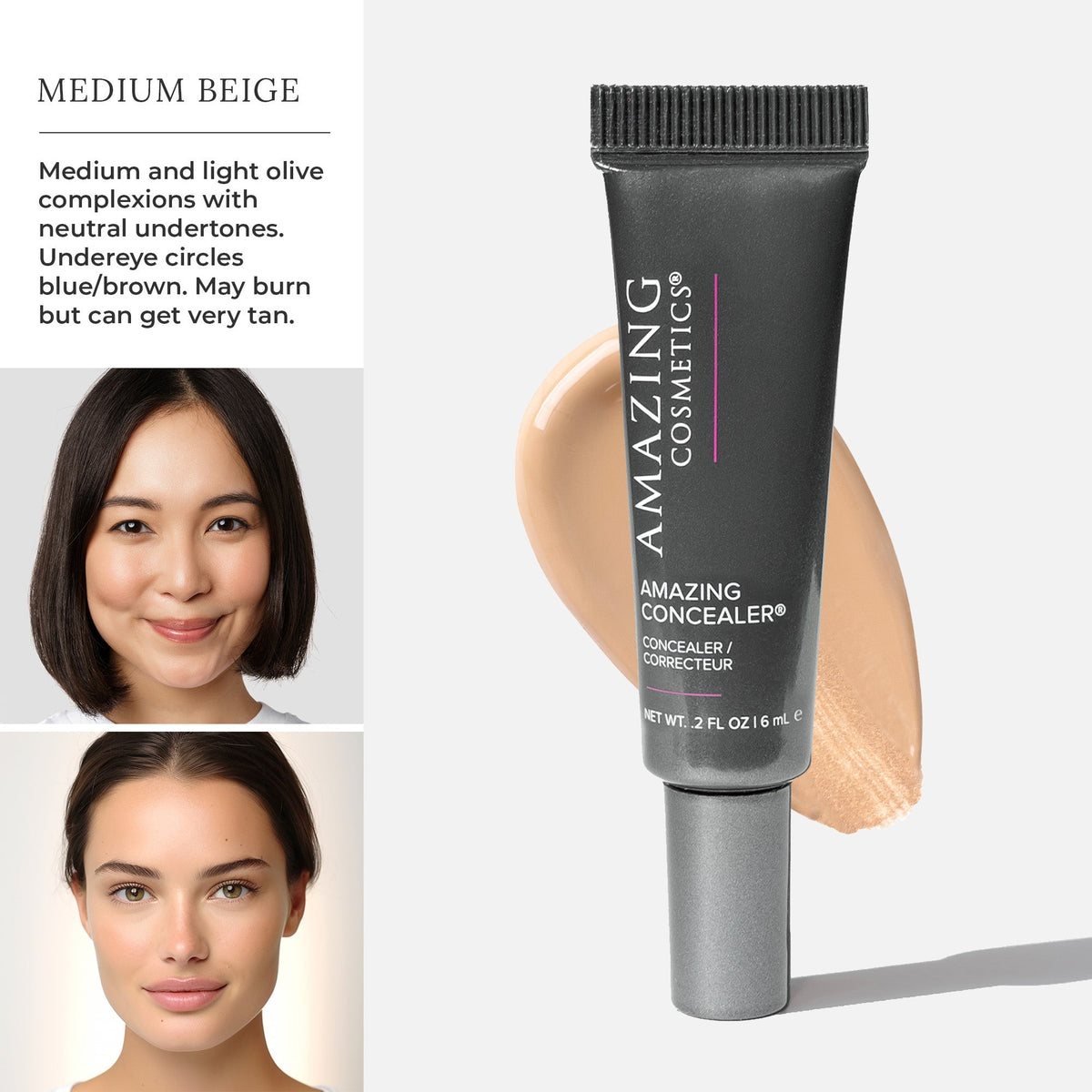 Amazing Cosmetics Amazing Concealer - MEDIUM BEIGE