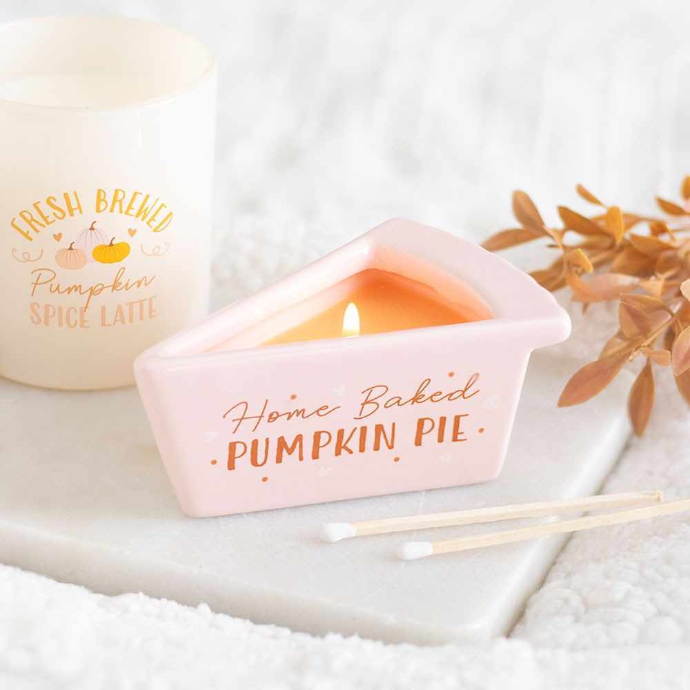 Home Baked Pumpkin Pie Candle autumn home decor