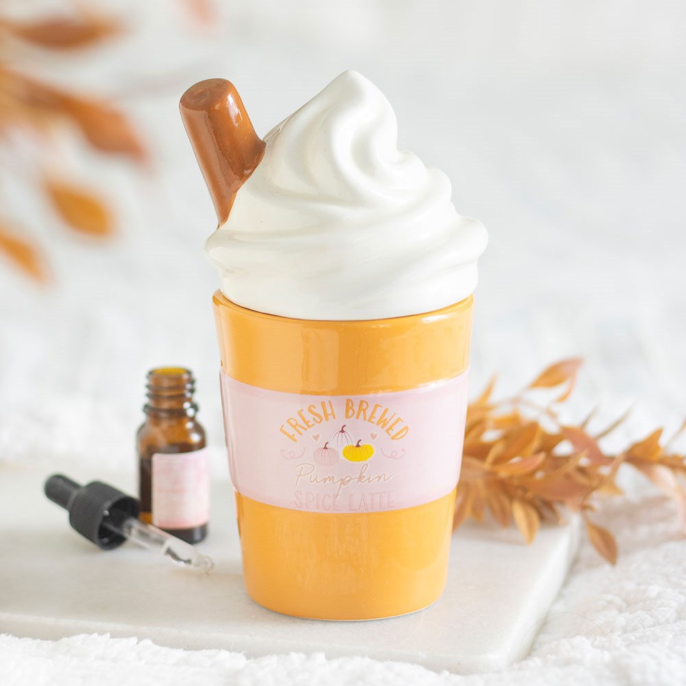 Pumpkin Spice Latte Oil Burner & Wax Warmer autumn home decor