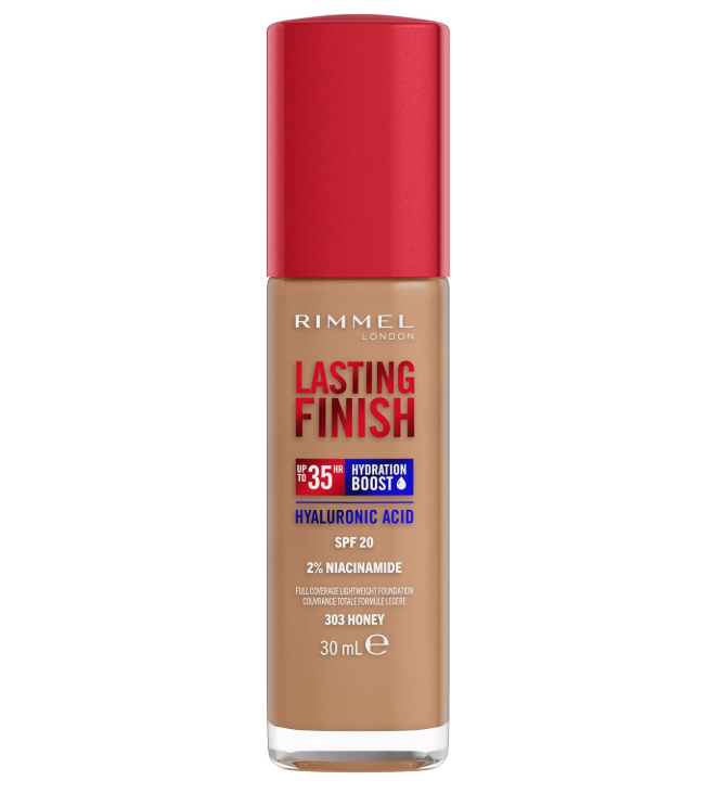 Rimmel Lasting Finish 35HR Hydrating Boost Foundation 303 Honey