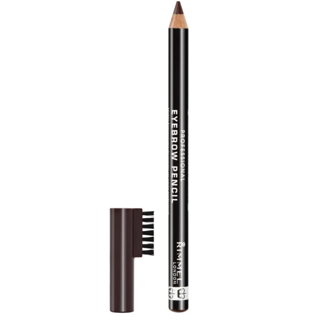 Rimmel Eyebrow Brow This Way Pencil - 001 DARK BROWN
