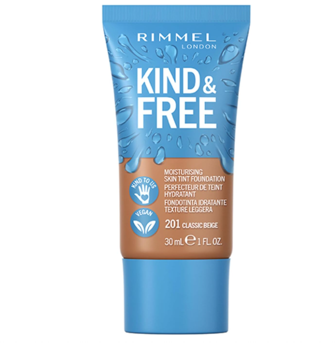 Rimmel London Kind & Free Moisturing Skin Tint Foundation 201 Classic Beige